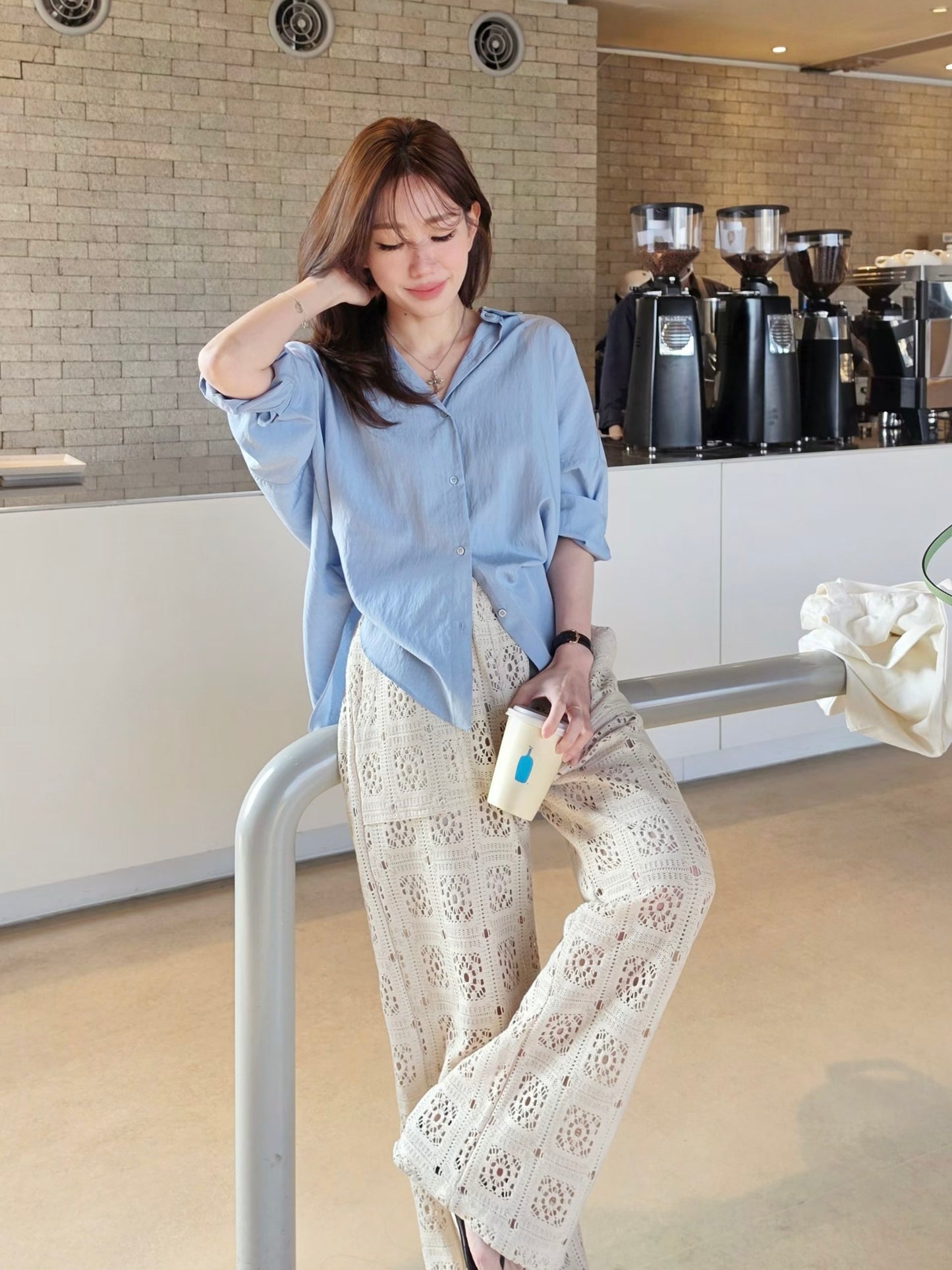 MS60419 Vanessa lace trousers