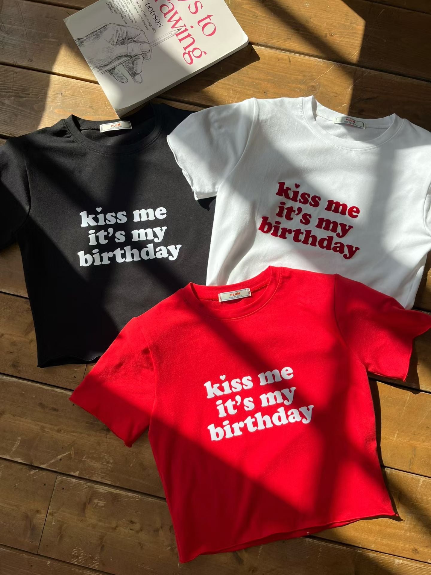 MS60360 My birthday crop tee