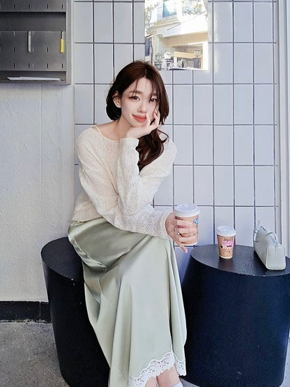 MS60362 Airy knit top