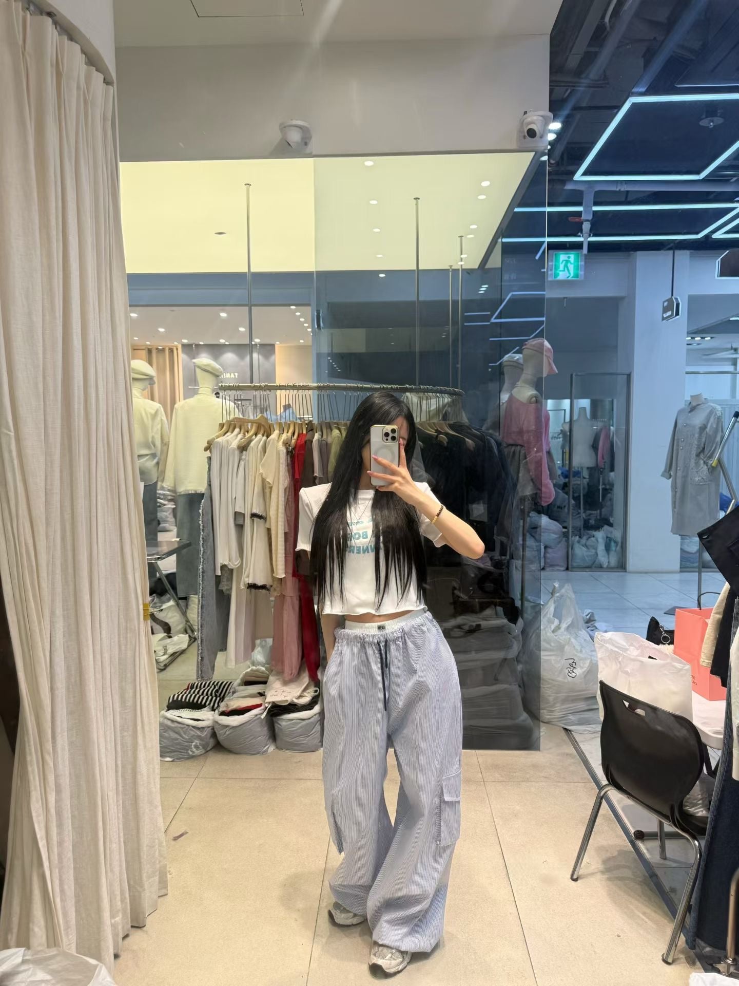 MS60358 Vintage checked trousers
