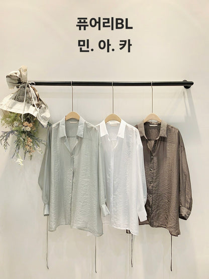 MS60602 Sunday airy tencel blouse