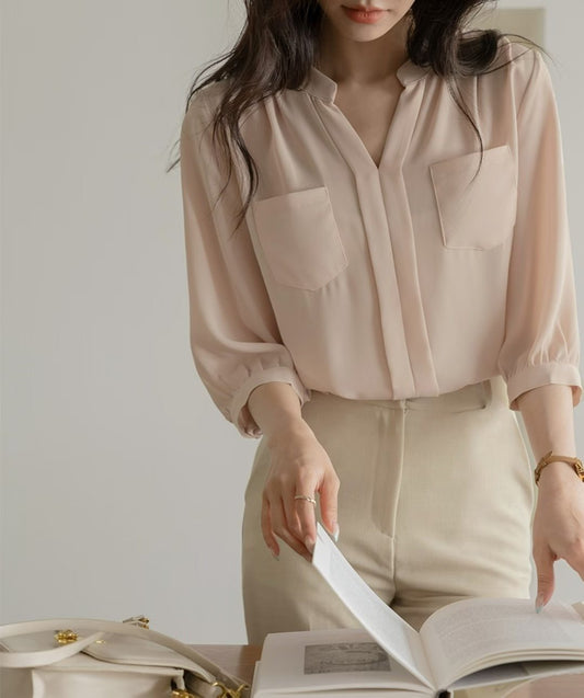 MS60435 Gladys chiffon blouse