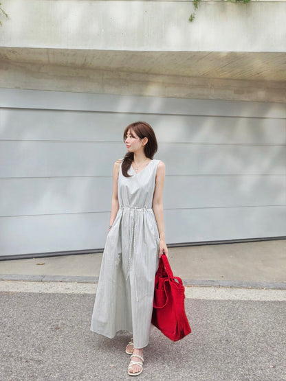 MS60613 Holidays stripes dress