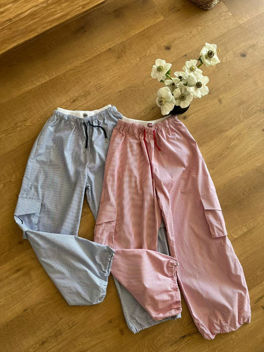 MS60358 Vintage checked trousers