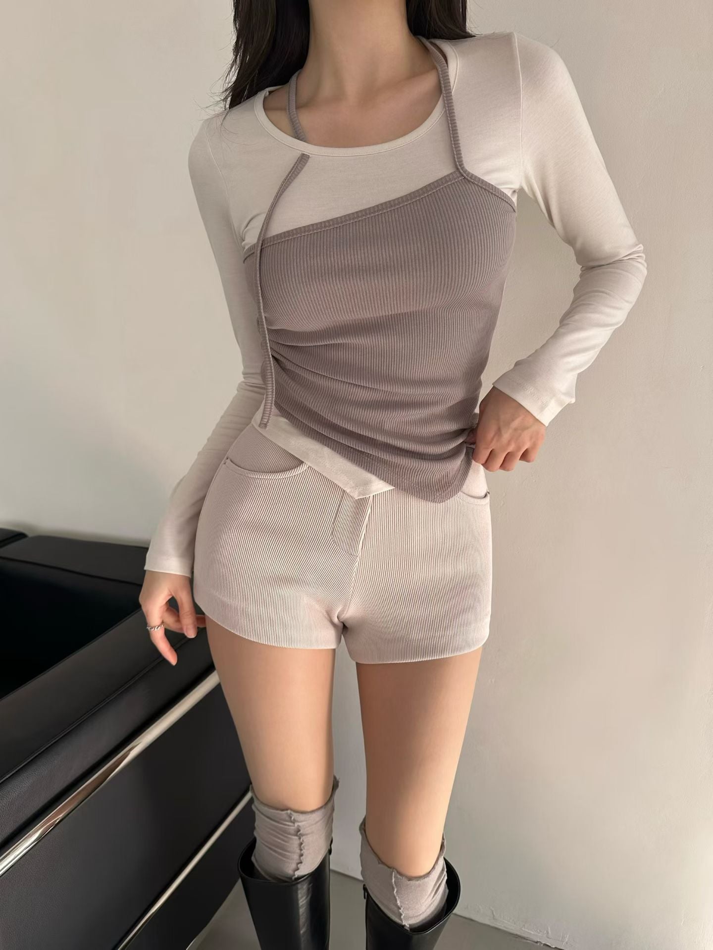 MS60209 Design mix color top