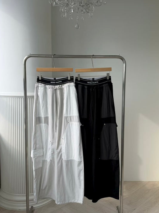 MS60434 Signature logo waist trousers