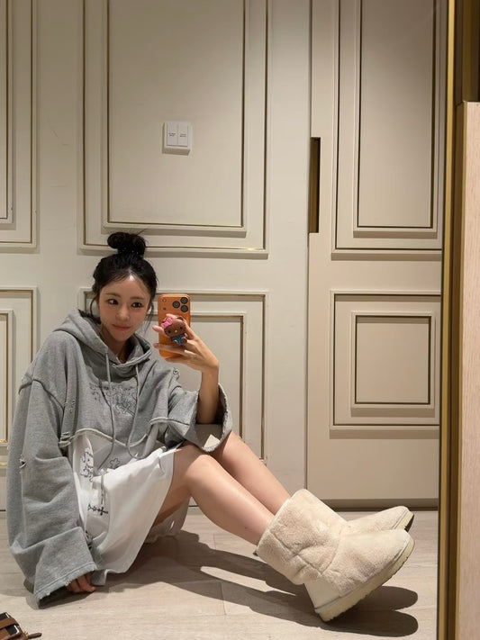 MS51131 Hoodie mix one piece