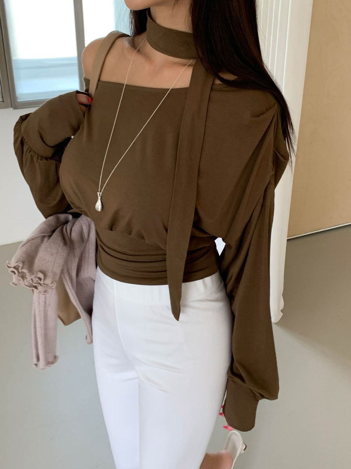 MS60914 Wendy off shoulder top