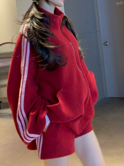 MS51233 Sporty looks fleece set