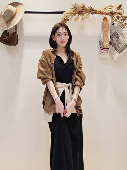 MS51004 Waffle trim daily dress