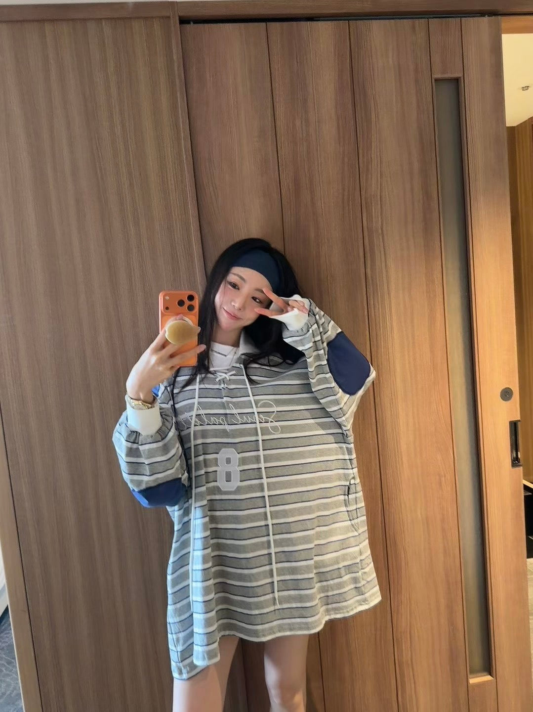 MS60354 Jacky stripes top