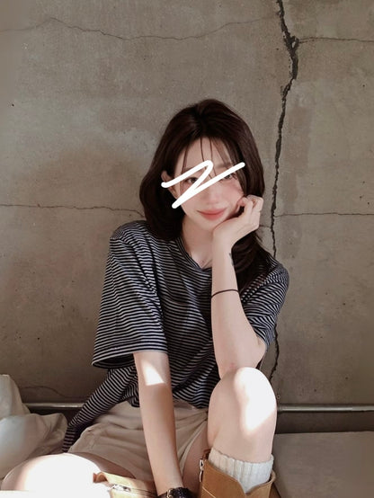 MS60364 Fion stripes tee