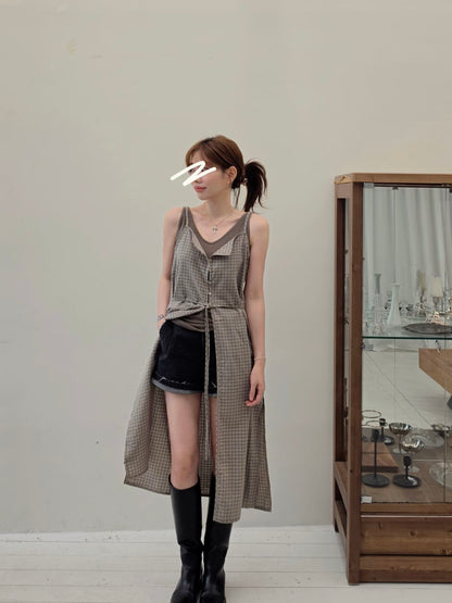 MS60803 Fion checked dress