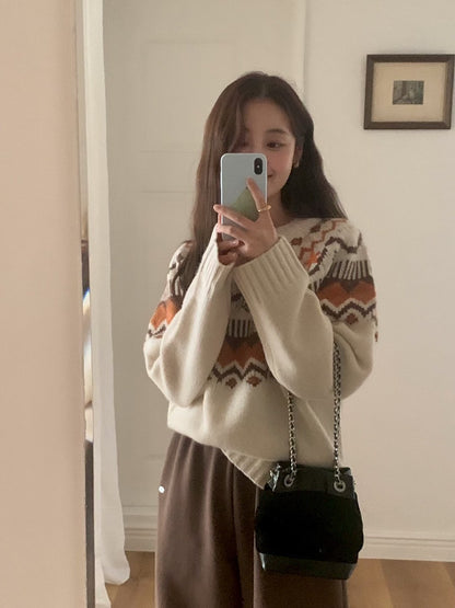 MS51082 Embroidery sweater