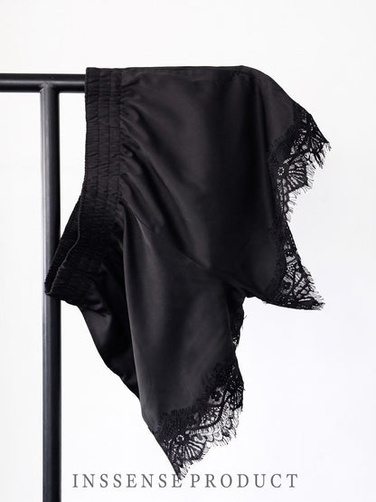 MS60520 Dark romance satin shorts