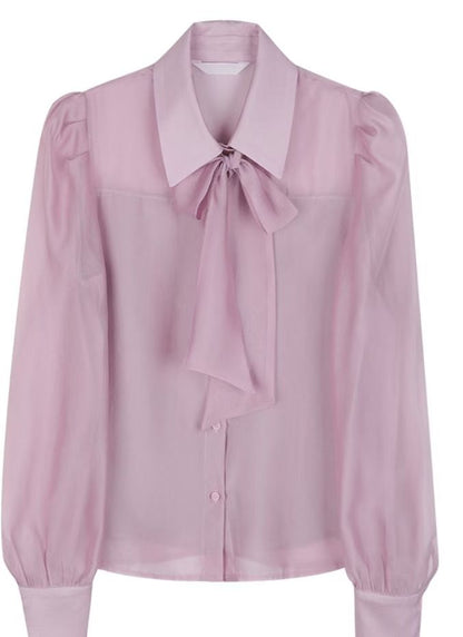 MS60231 Soft ribbon blouse