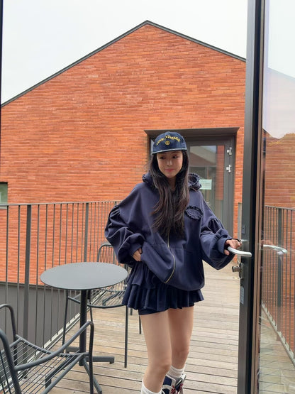 MS60930 Jiyoon sweet hoodie set
