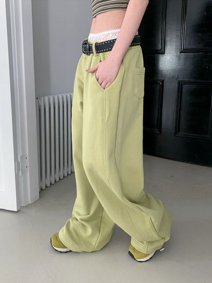 MS60413 Lace layer drawstring pants