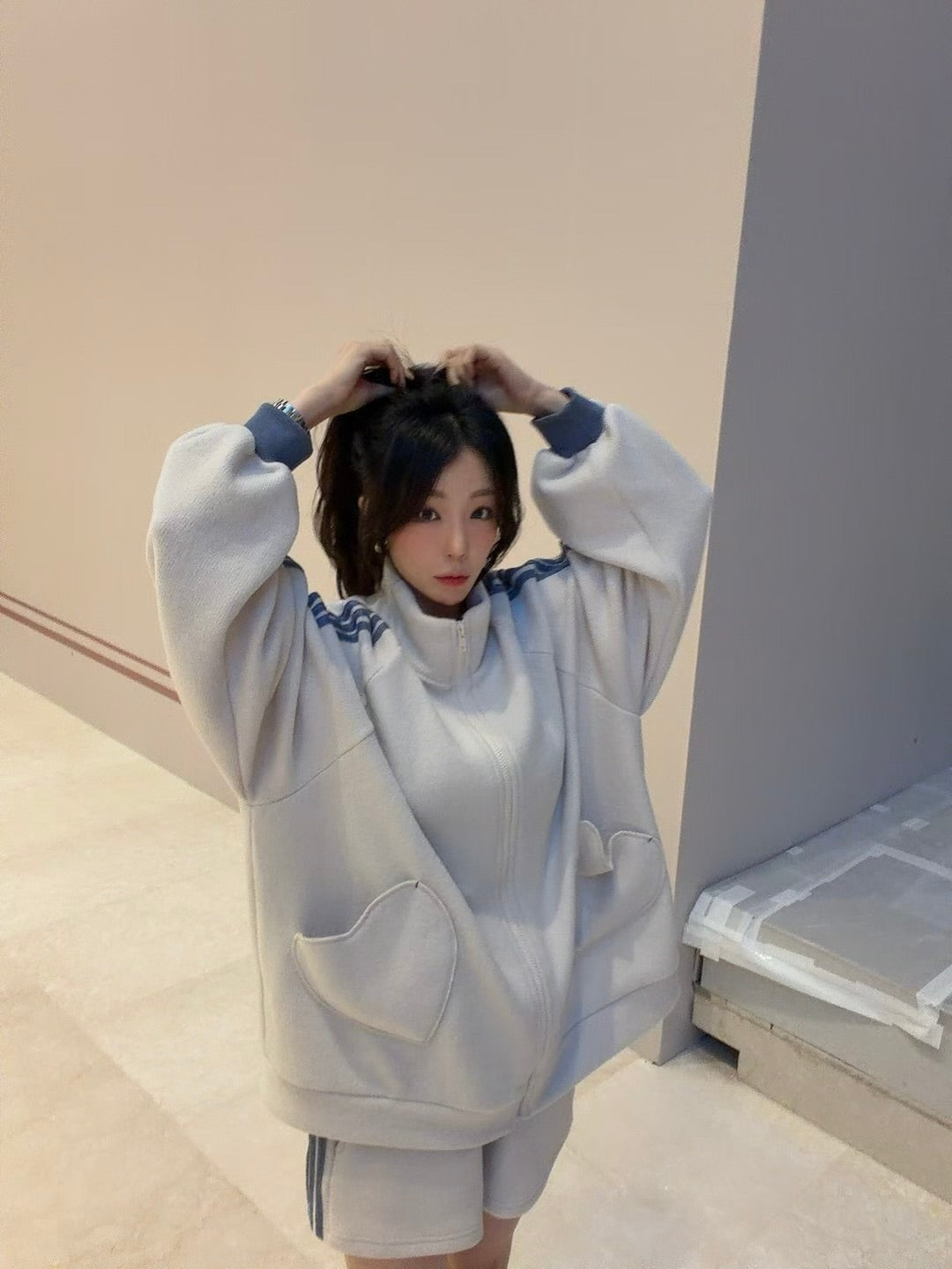 MS51233 Sporty looks fleece set