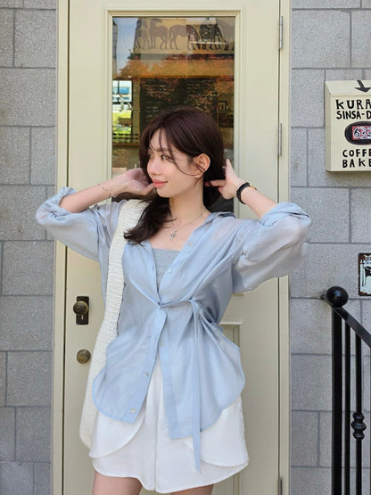 MS60525 Casual airy Tencel blouse