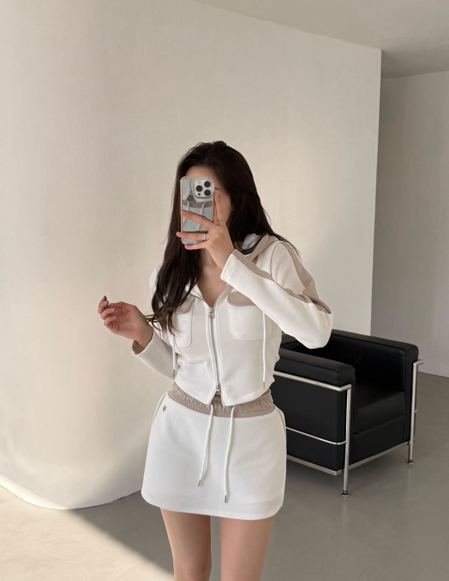 MS60201 Jennie hoodie sporty set