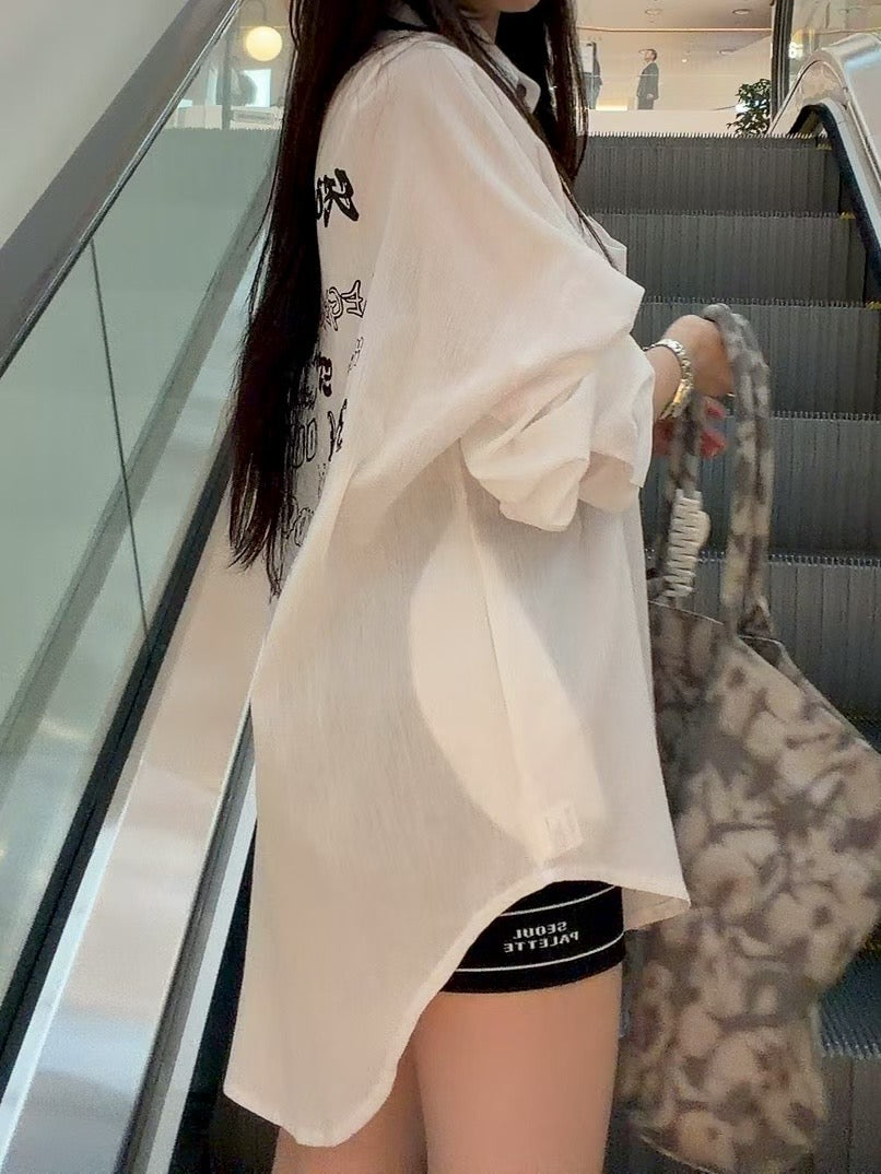 MS60539 Daily oversized blouse